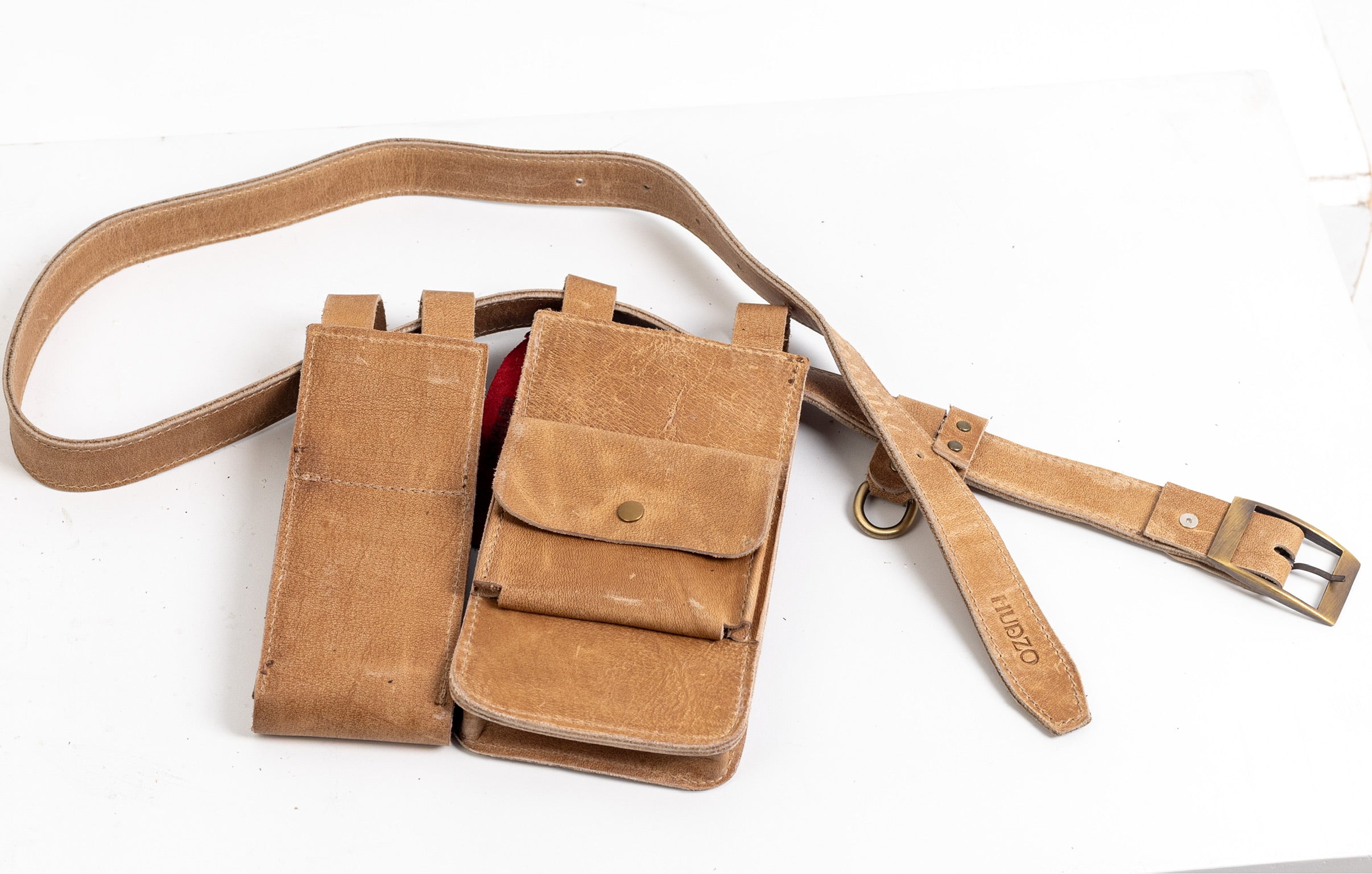 Hudzo handsfree essential beltbag- Beige - waterproof beige